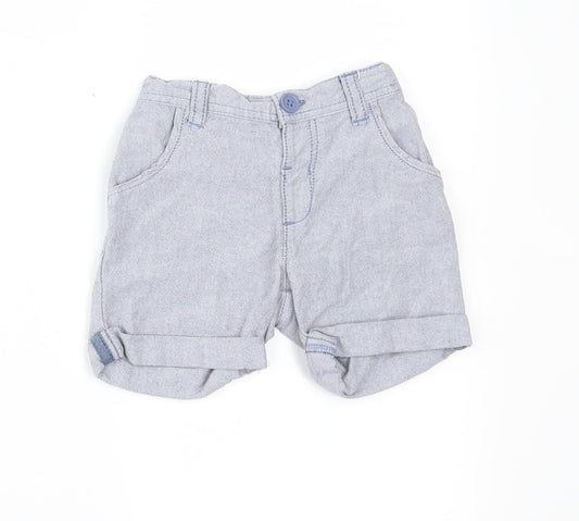 Matalan Boys Blue   Cropped Trousers Size 6-9 Months