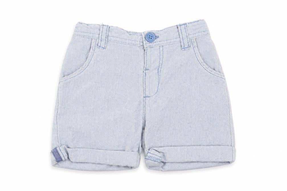 Matalan Boys Blue   Cropped Trousers Size 6-9 Months