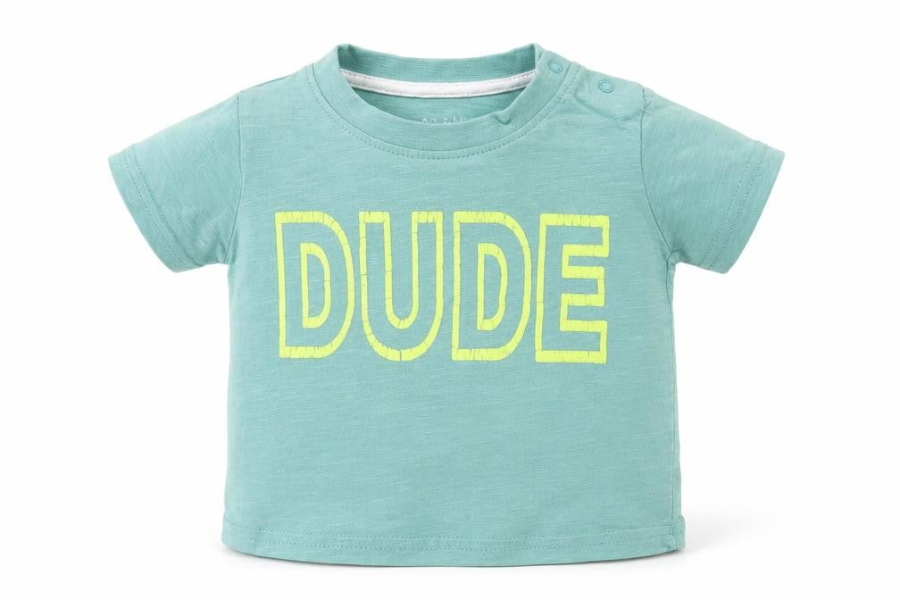 Primark Boys Green   Basic T-Shirt Size 6-9 Months