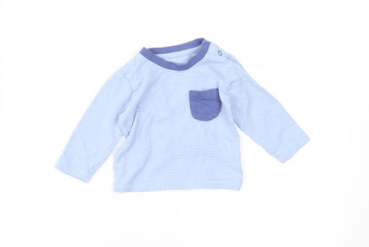 Matalan Baby Blue   Basic T-Shirt Size 0-3 Months