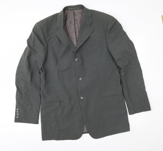Strellson Mens Green   Jacket Suit Jacket Size 44