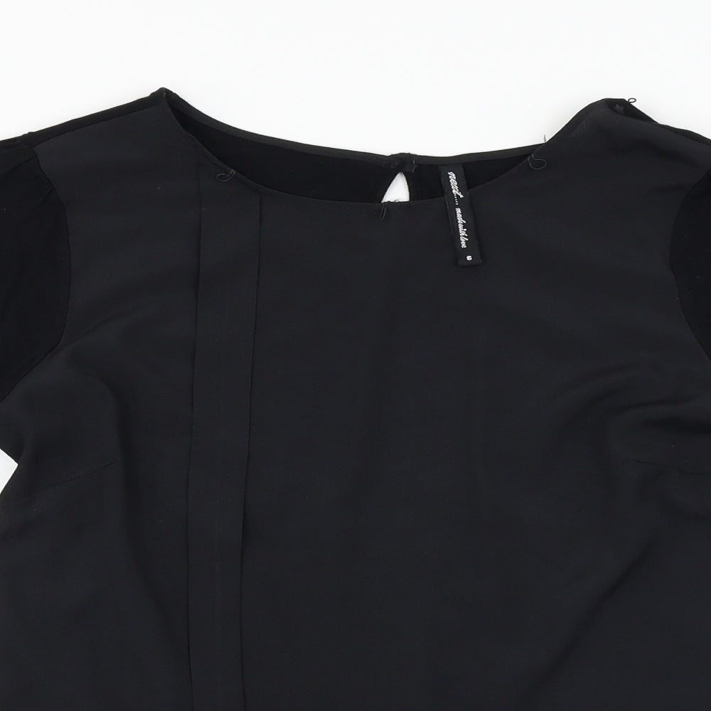 NEXT  Womens Black   Basic Blouse Size 6