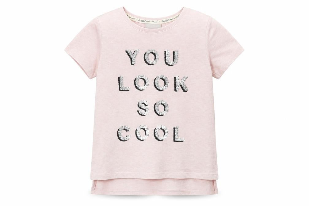 Matalan  Girls Pink   Basic T-Shirt Size 6 Years