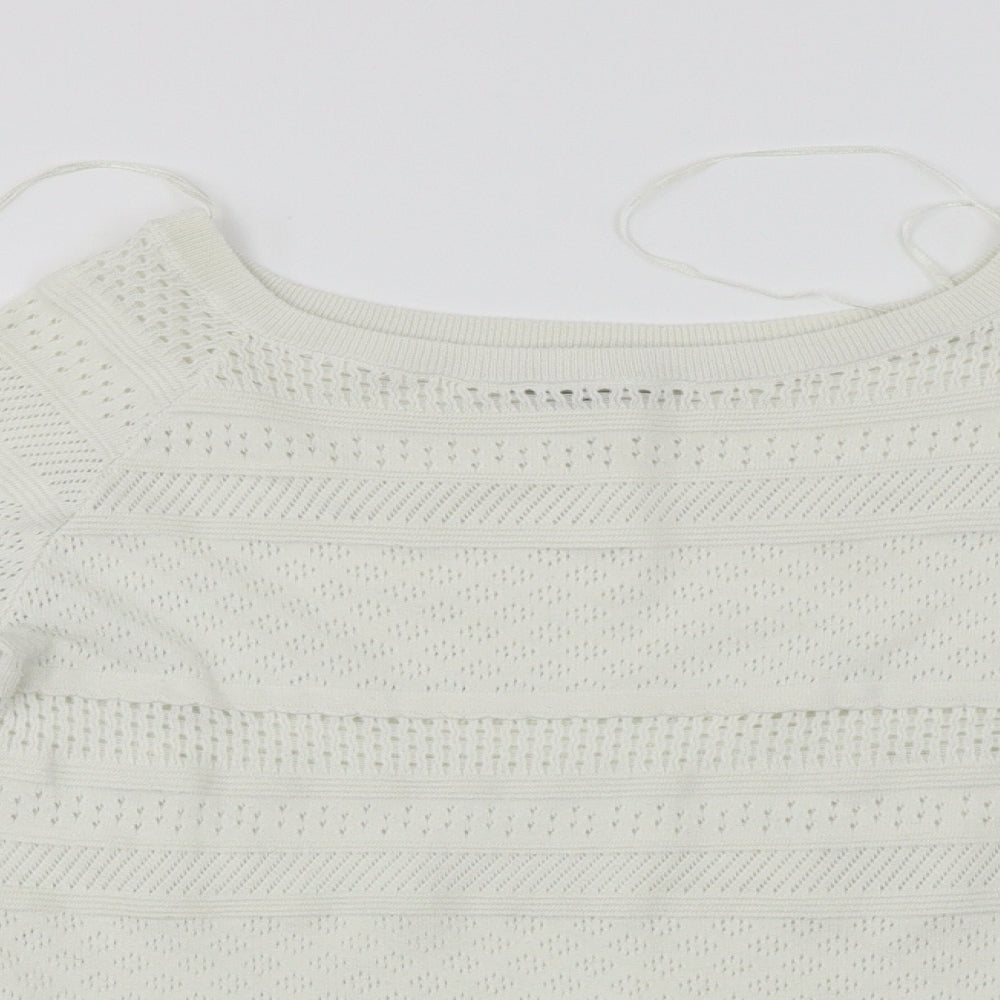 F&F  Womens Ivory   Pullover Jumper Size 10