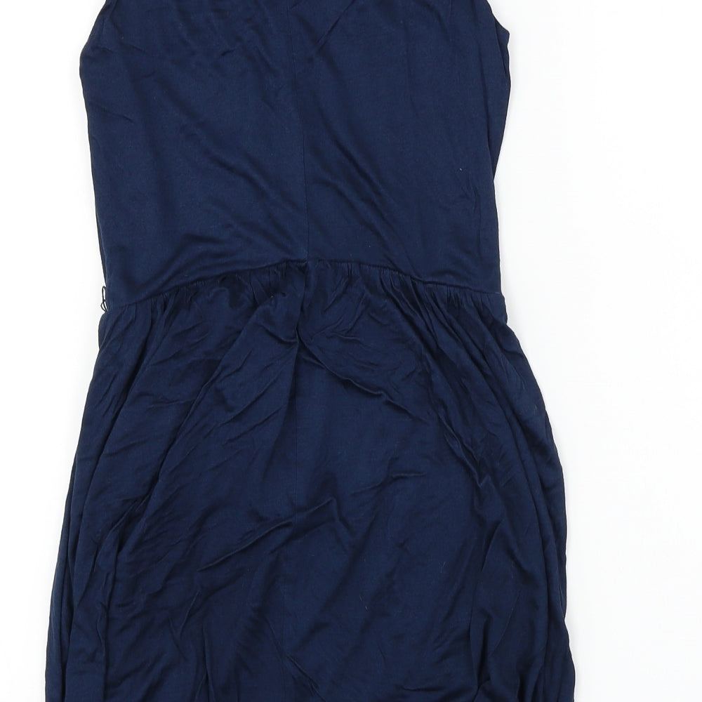 Miss Selfridge  Womens Blue   Basic Blouse Size 8
