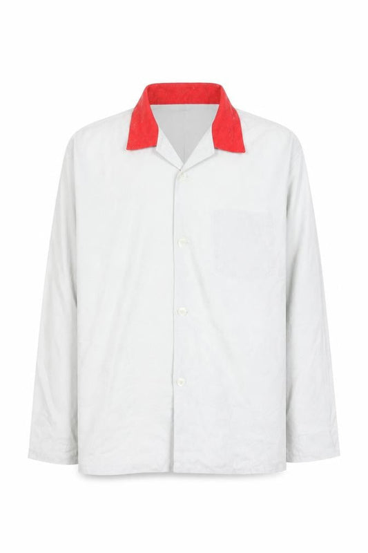 johns crafts Mens Ivory    Button-Up Size L
