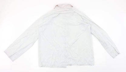 johns crafts Mens Ivory    Button-Up Size L