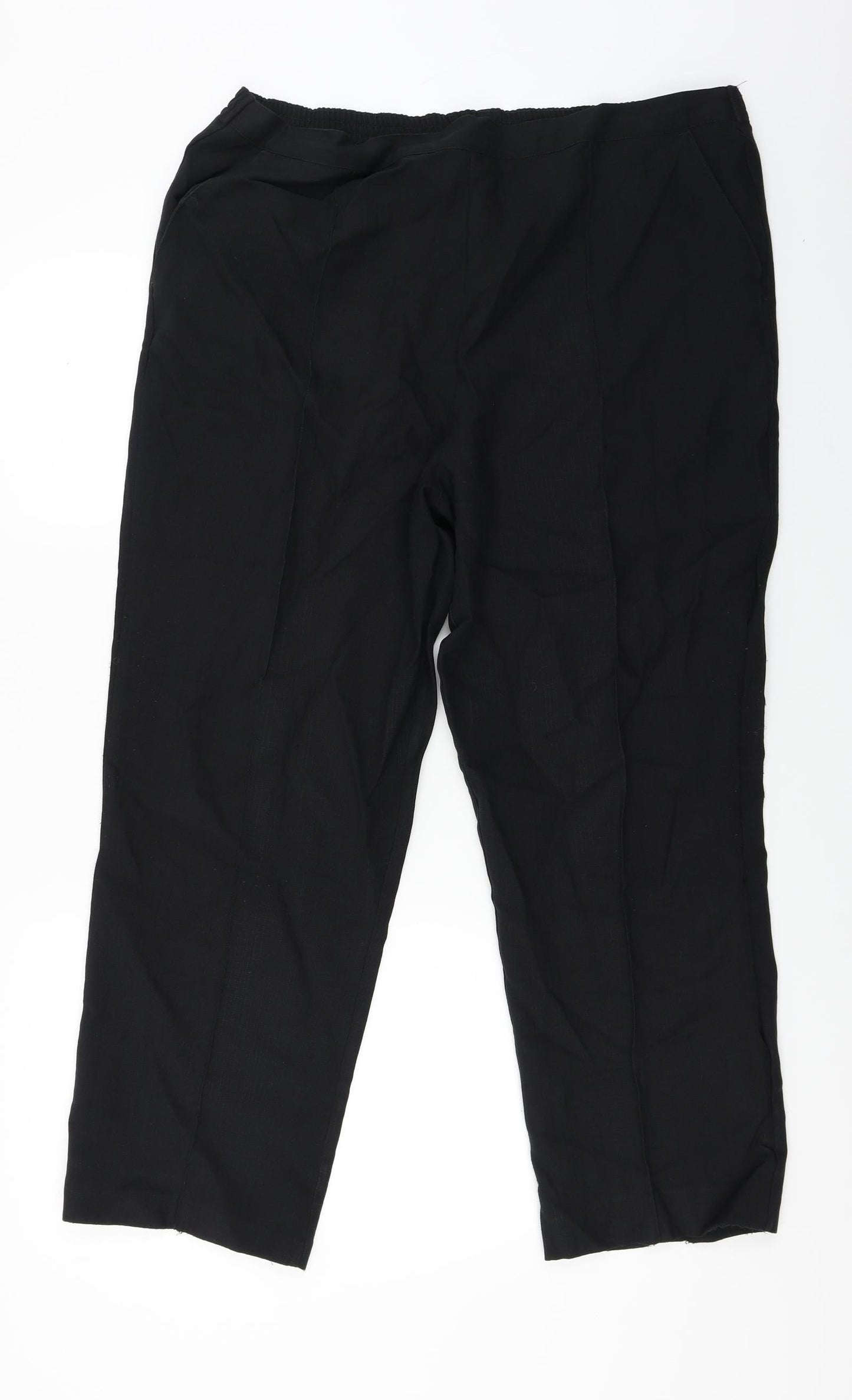 Preworn  Womens Black   Trousers  Size 36 in L24 in
