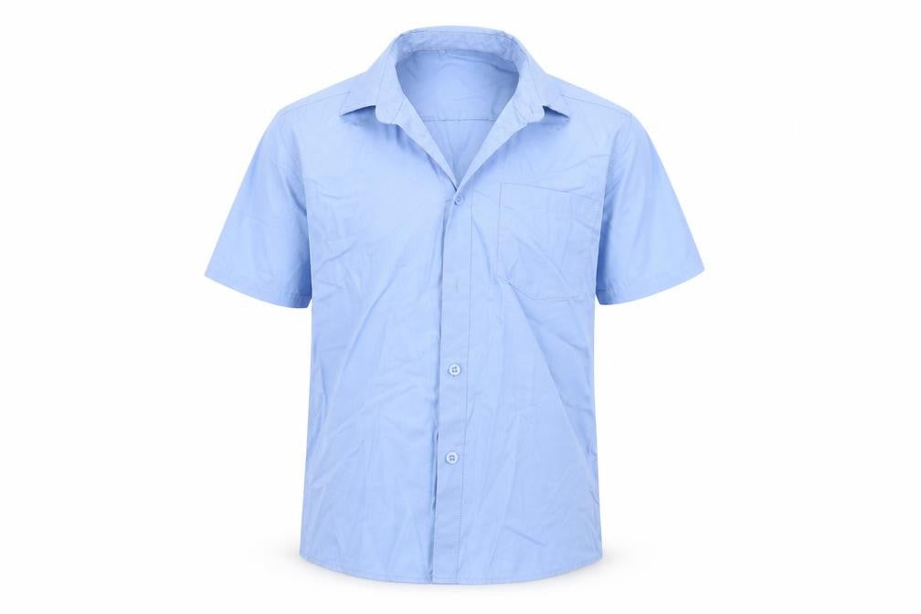 TU Boys Blue   Basic Button-Up Size 9 Years
