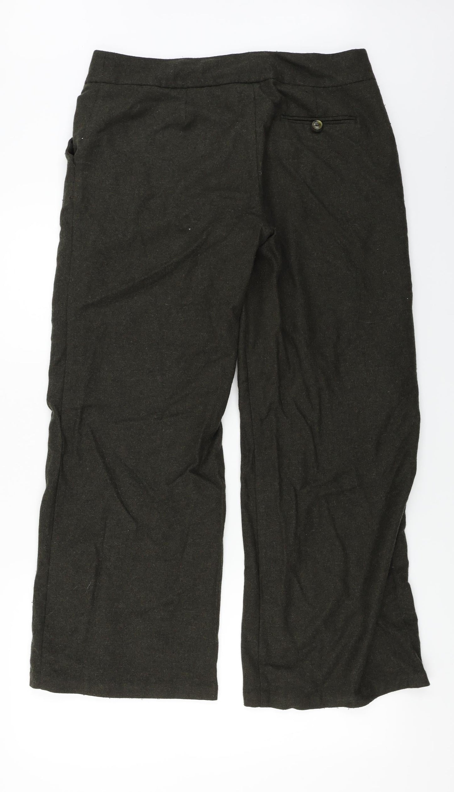 Marks and Spencer  Womens Brown   Trousers  Size 14 L25 in