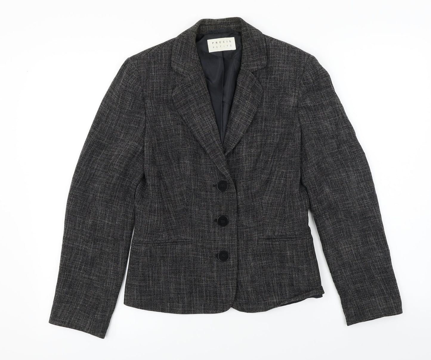 Precic  Womens Grey   Jacket Blazer Size 8