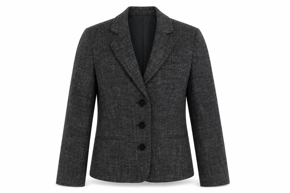 Precic  Womens Grey   Jacket Blazer Size 8