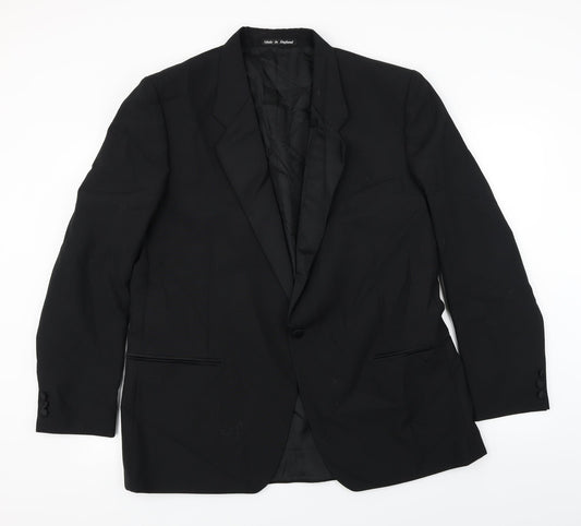 Chatsworth  Mens Black   Jacket Blazer Size 44