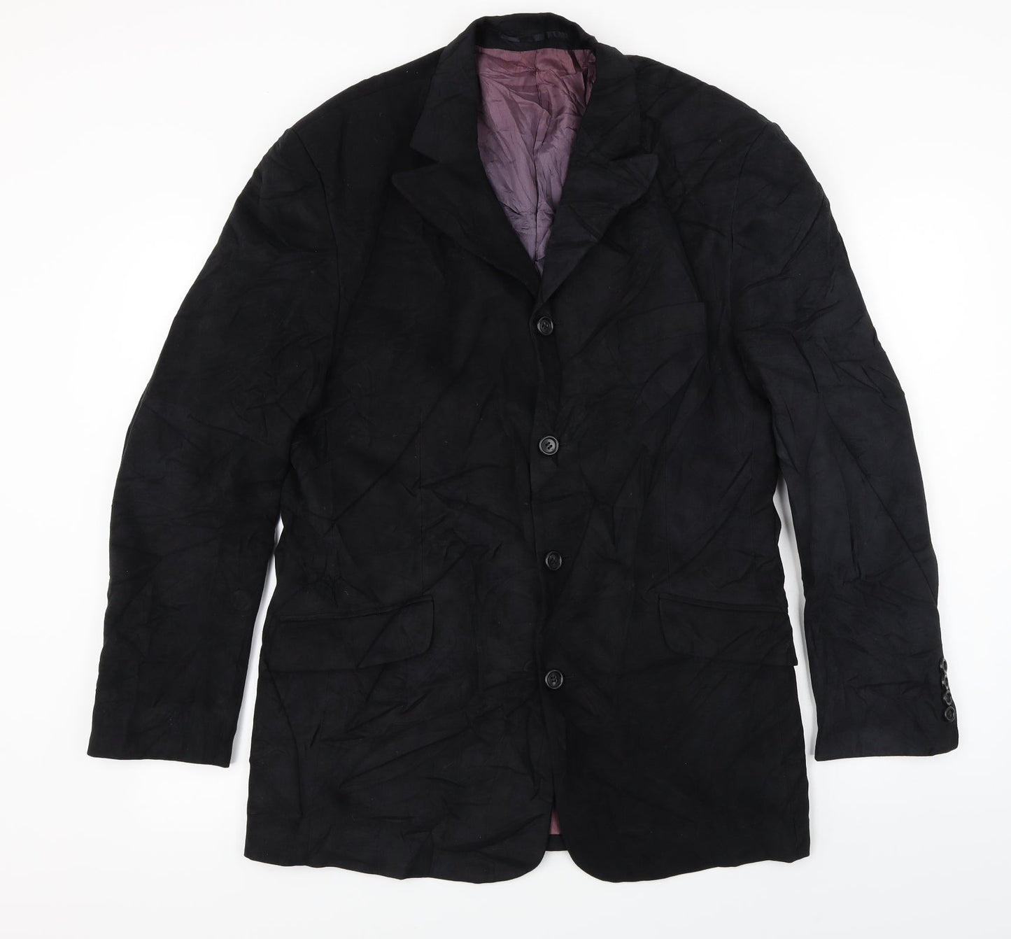 Wilson  Mens Black   Jacket Blazer Size 38
