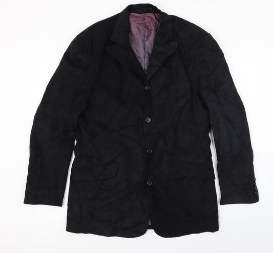 Wilson  Mens Black   Jacket Blazer Size 38