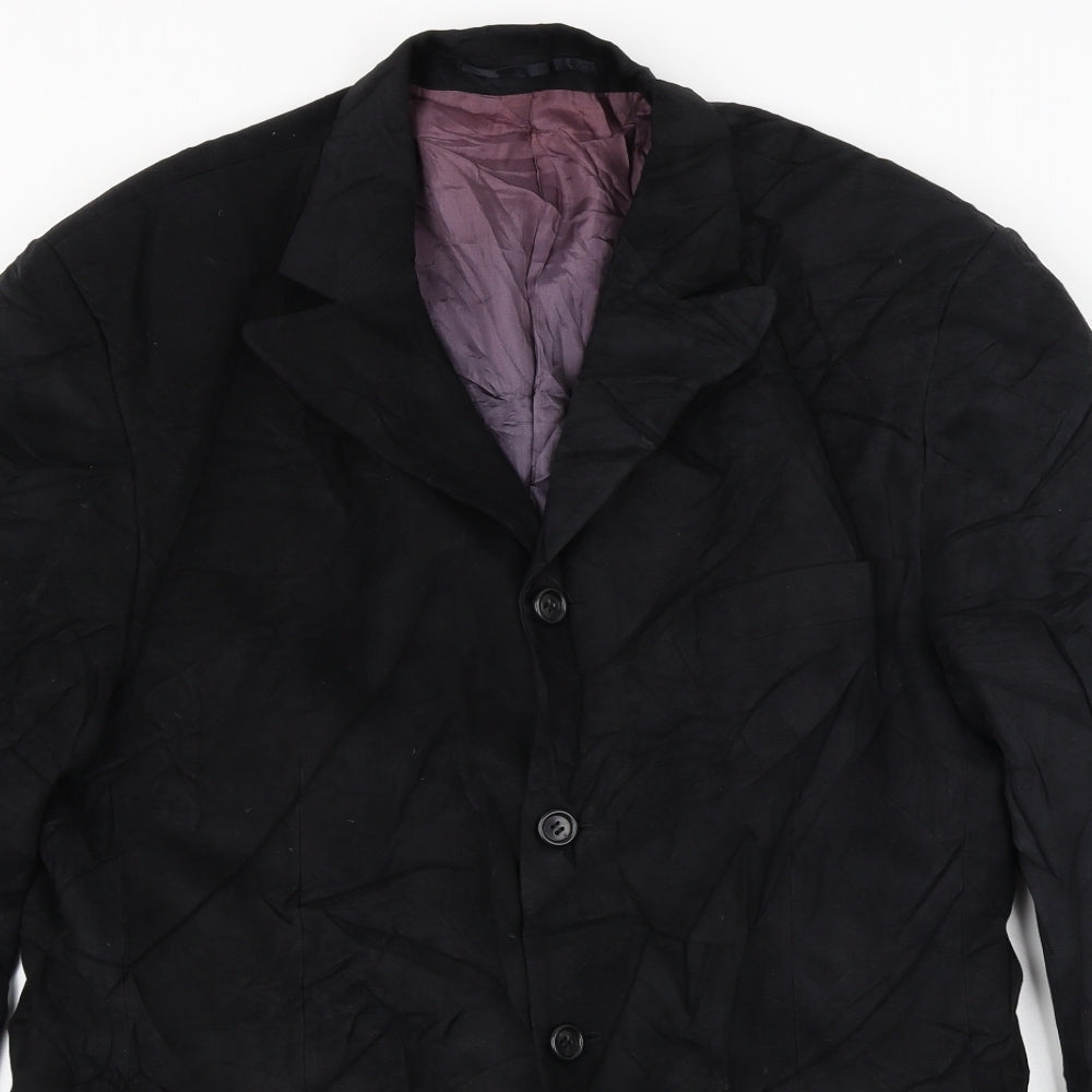Wilson  Mens Black   Jacket Blazer Size 38