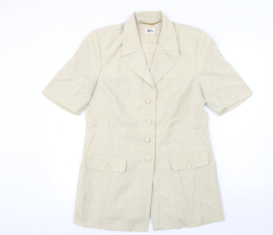 ara Womens Beige   Jacket Coat Size 12