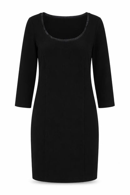 page one Womens Black Colourblock  A-Line  Size M