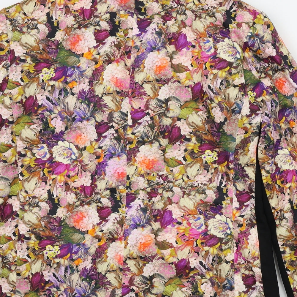 Topshop Womens Multicoloured Floral  Jacket  Size 6