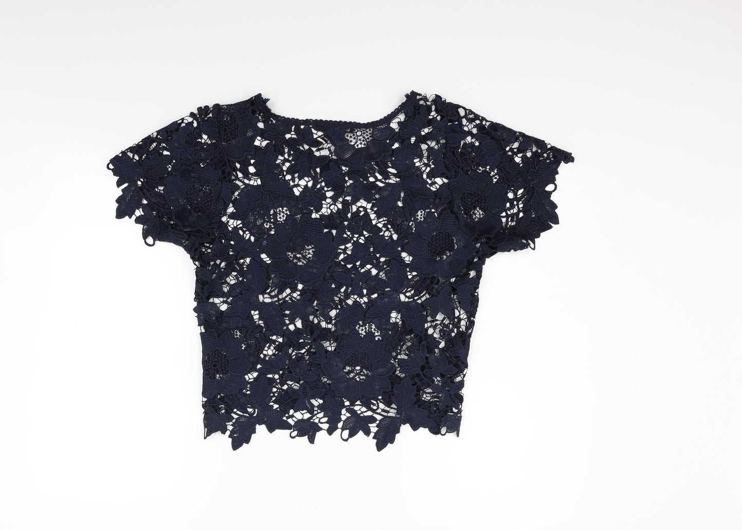 Atmosphere Womens Blue   Basic Blouse Size S  - open