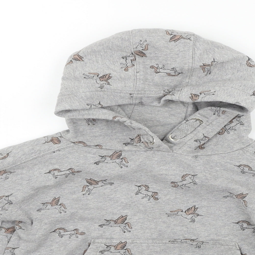 George Boys Grey   Pullover Jumper Size 8 Years  - unicorn