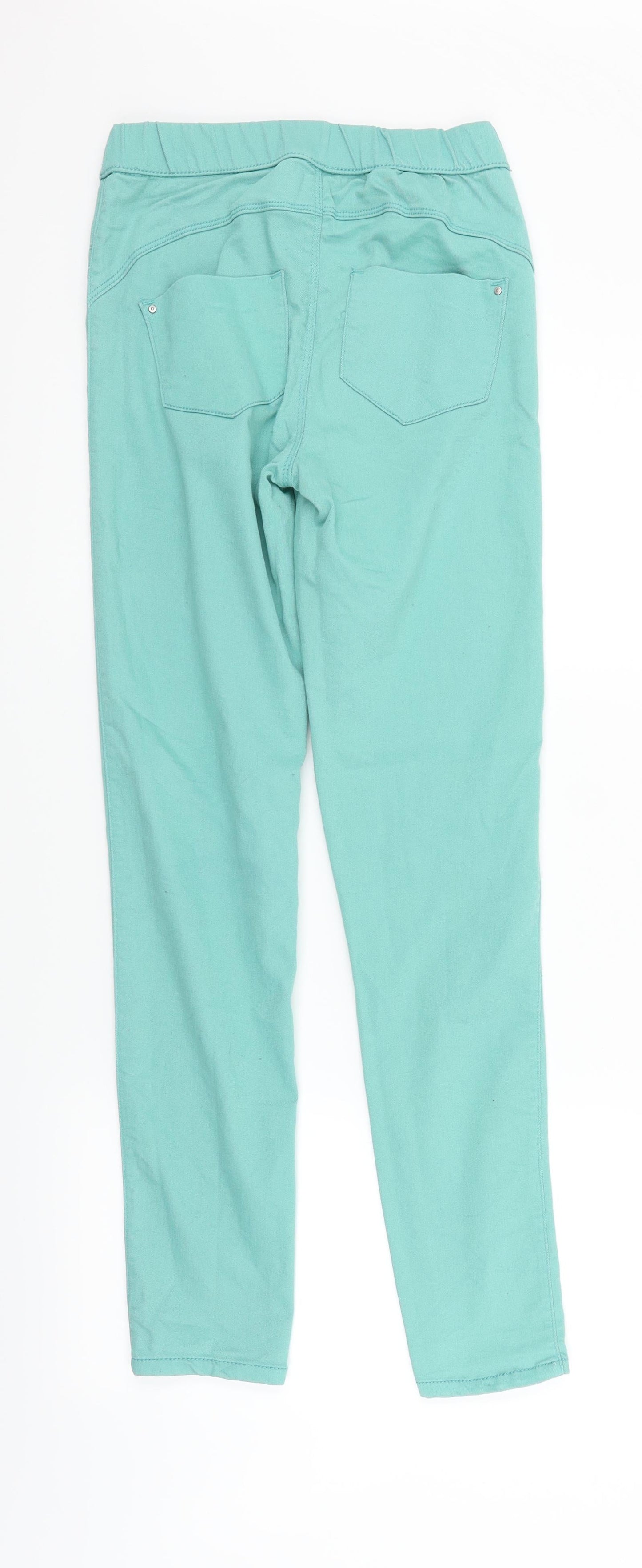 deniem & co Womens Green   Straight Jeans Size 8 L27 in