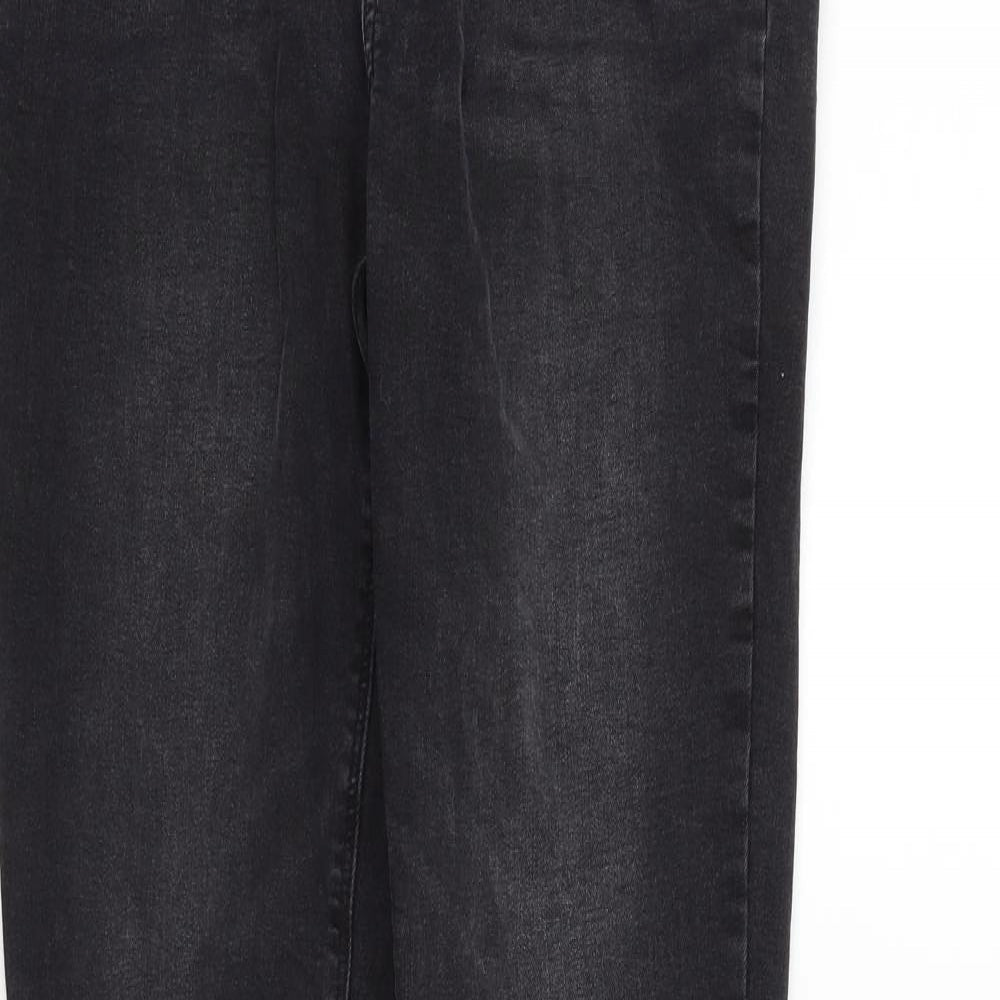 deniem & co Womens Black   Straight Jeans Size 14 L27 in