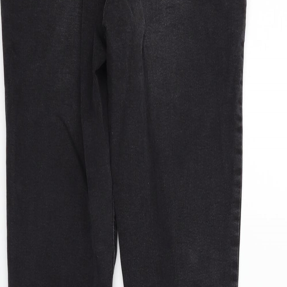 deniem & co Womens Black   Straight Jeans Size 14 L27 in