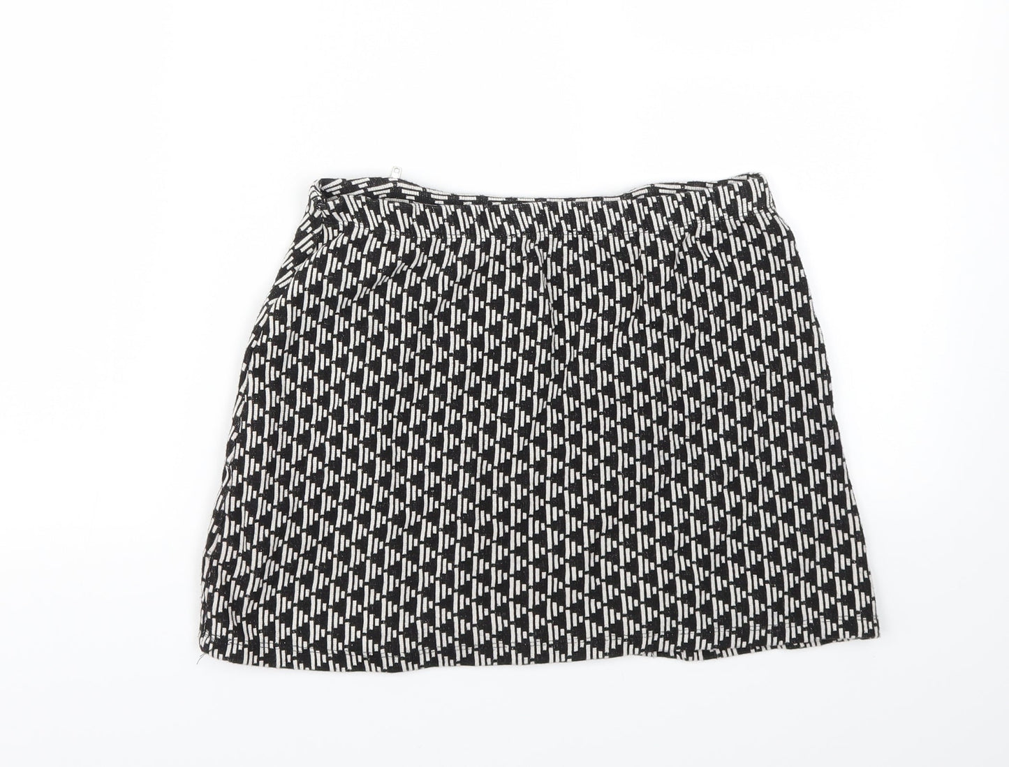 New Look Womens Black   A-Line Skirt Size 8