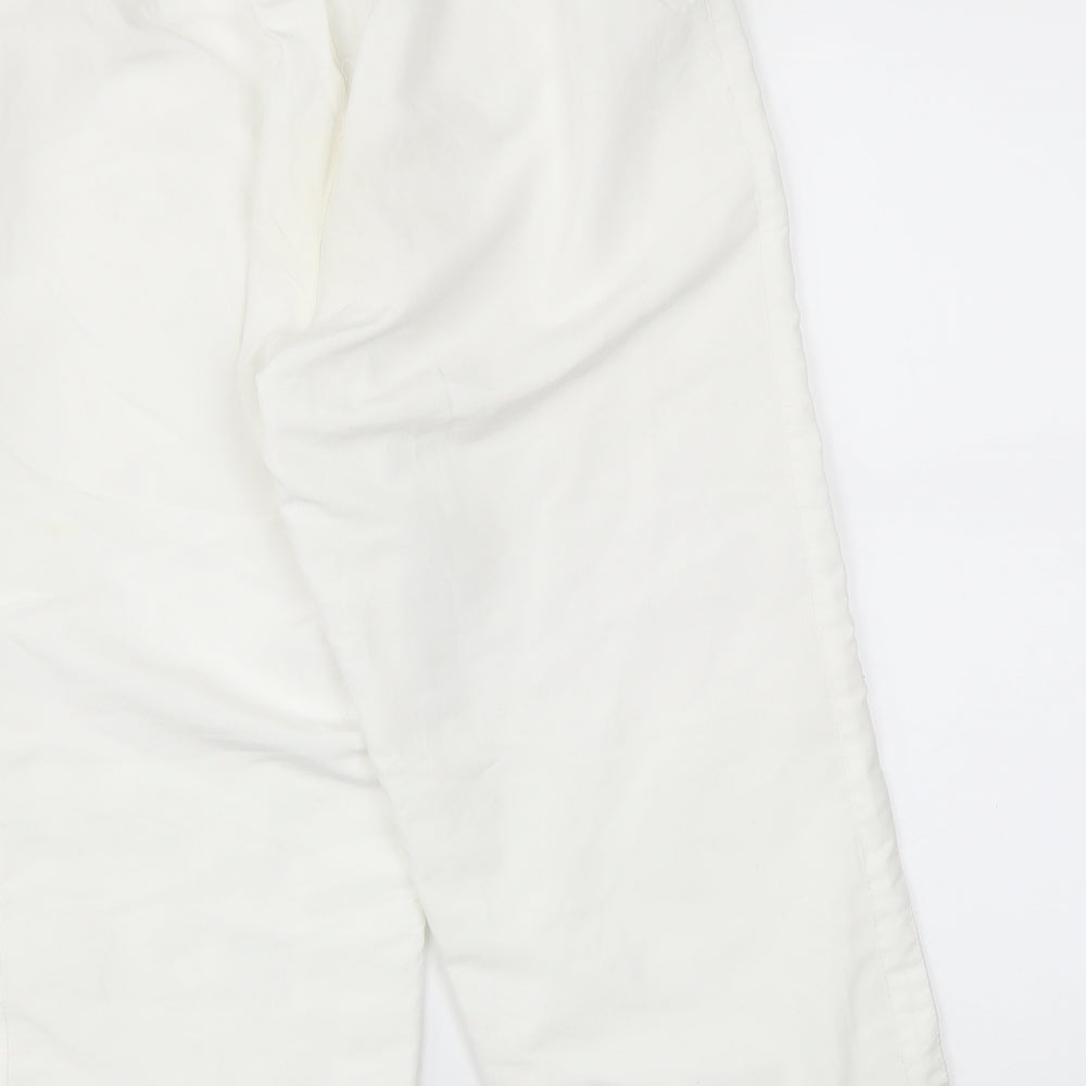 LA Gear Womens White   Cropped Trousers Size 10 L20 in - Stretch waistband