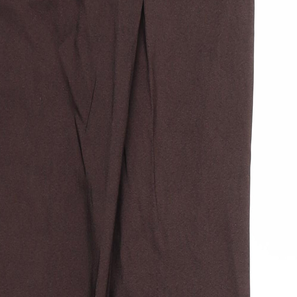 Ozone Womens Brown   Trousers  Size 28 L32 in