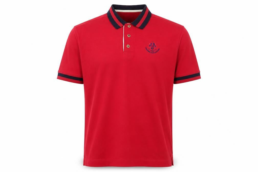 Cutters Mens Red    Polo Size M