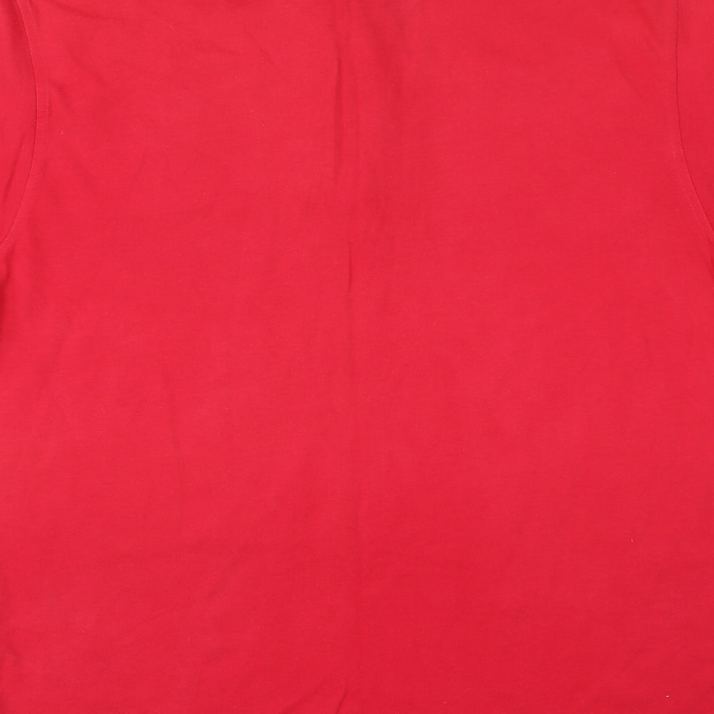 Cutters Mens Red    Polo Size M