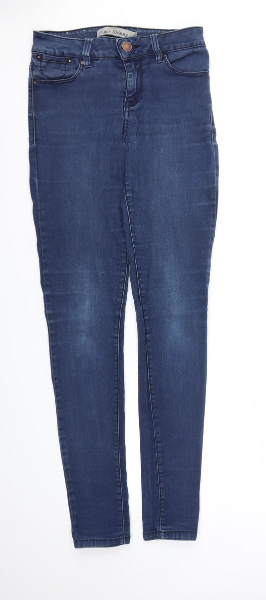 super skinny  Womens Blue   Skinny Jeans Size 8 L30 in