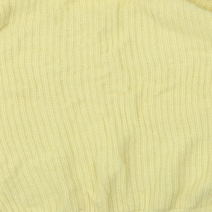Preloved Topshop Womens Yellow   Pullover Jumper Size 10 - Label