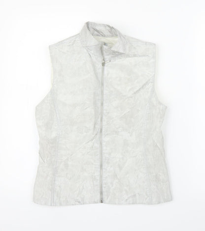 Oasis Womens Silver   Cardigan Jumper Size 10