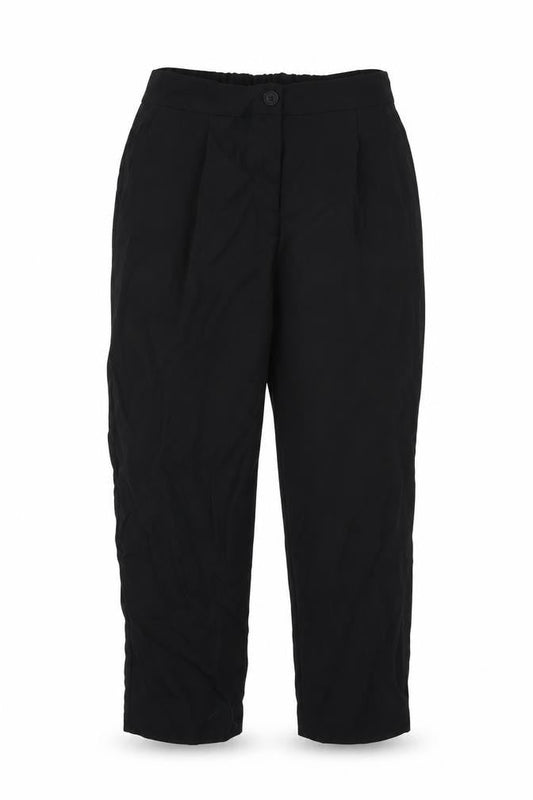 ASOS Womens Black   Cropped Trousers Size 8 L23 in