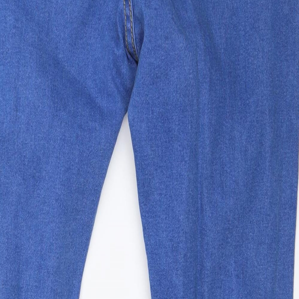 Preworn Womens Blue  Denim Skinny Jeans Size 27 in L27 in