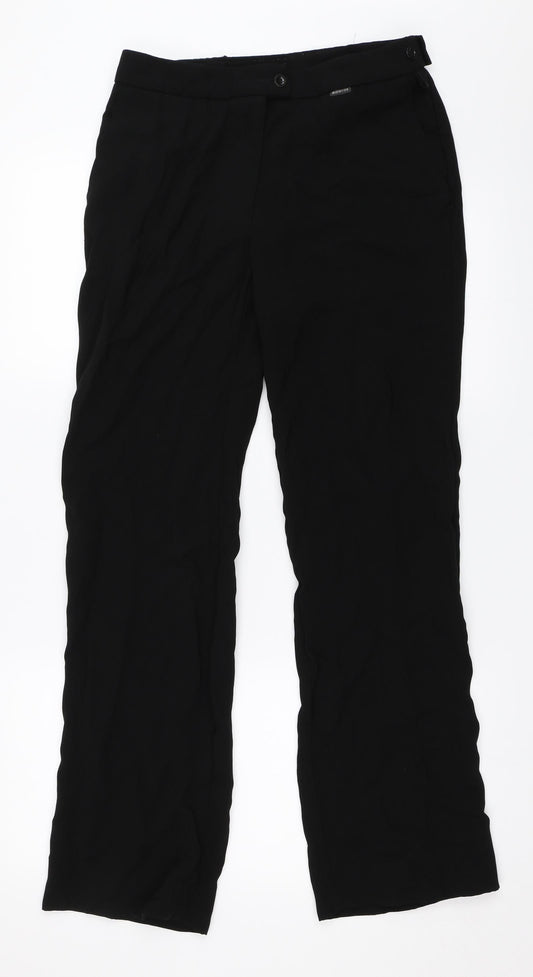 Booths Womens Black   Trousers  Size 8 L31 in