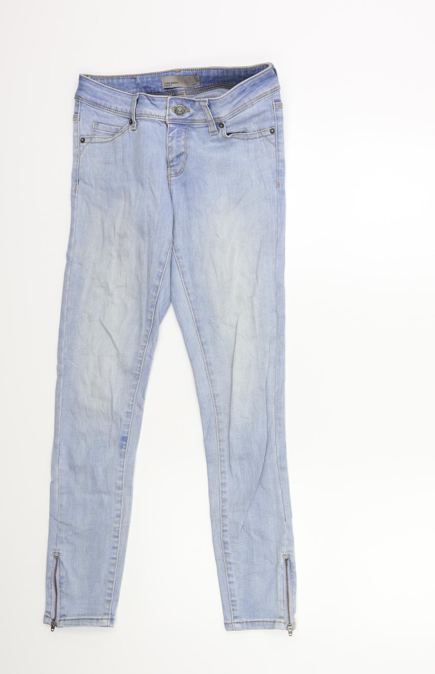 VERO MODA Womens Blue  Denim Skinny Jeans Size 26 in L32 in