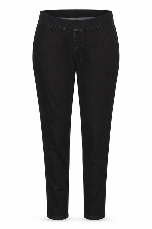 M2B Womens Black  Denim Jegging Jeans Size 10 L29 in