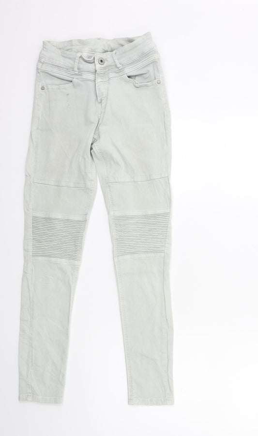 Preworn Womens Blue  Denim Skinny Jeans Size XS L27 in