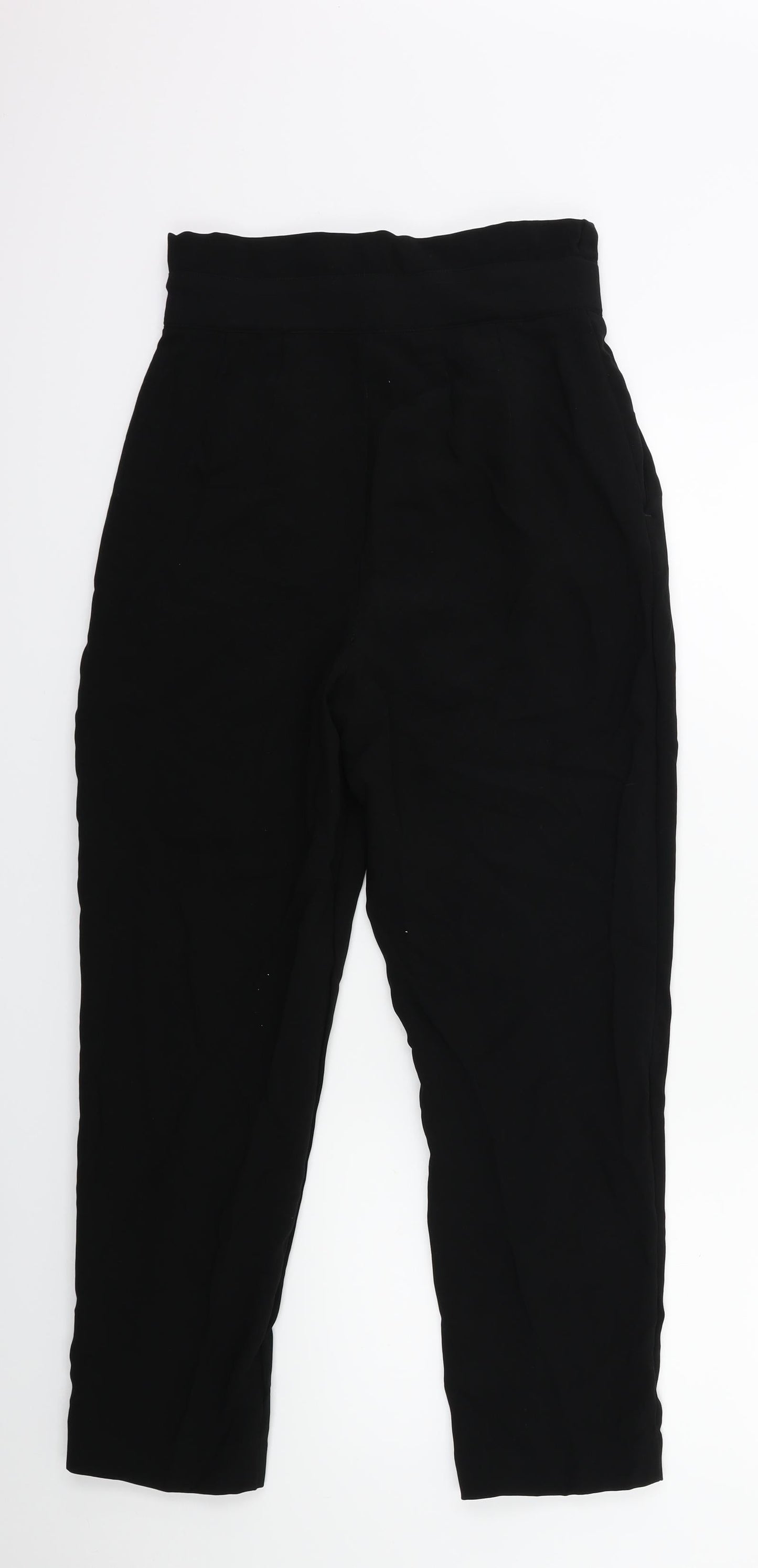 H&M Womens Black   Trousers  Size 8 L27 in