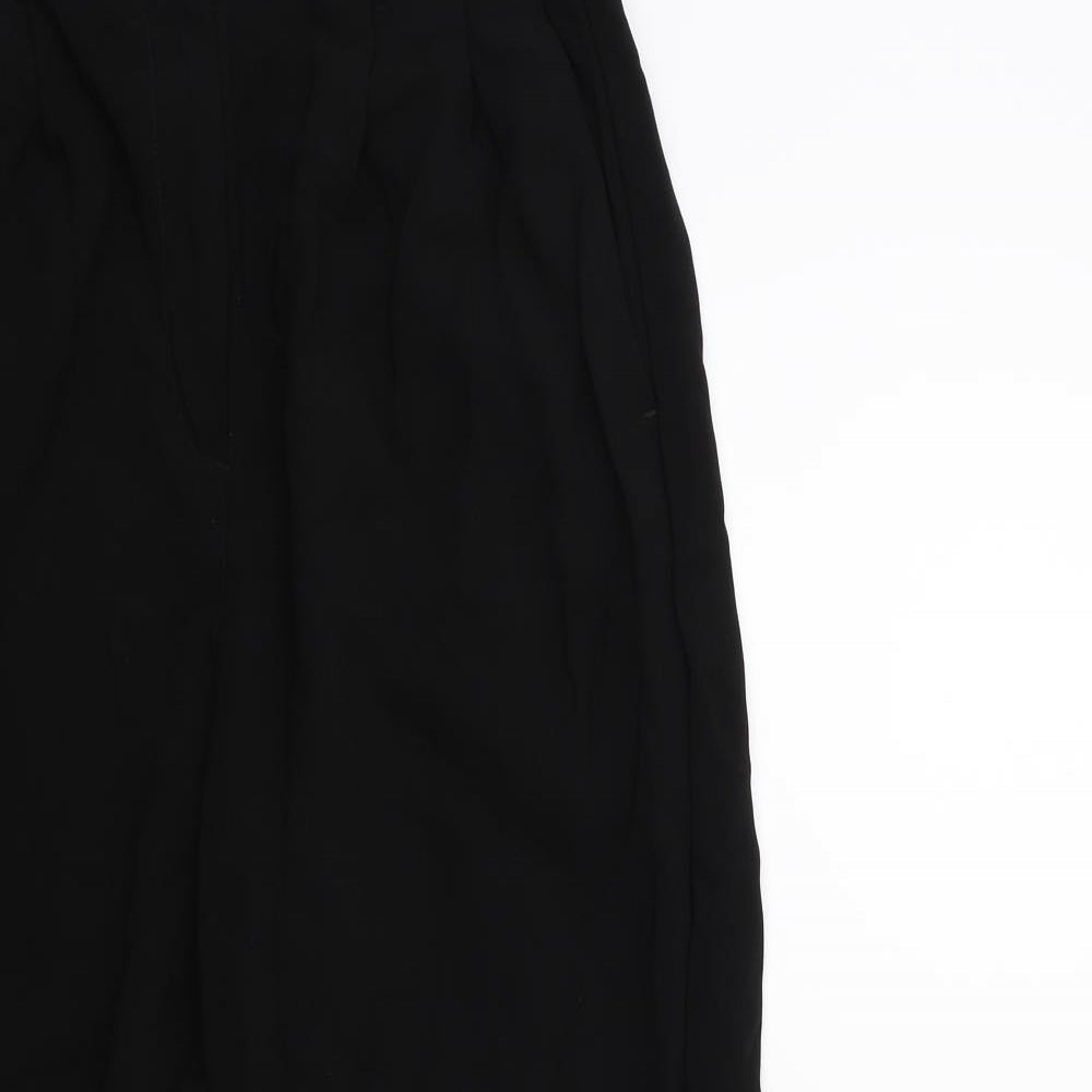 H&M Womens Black   Trousers  Size 8 L27 in