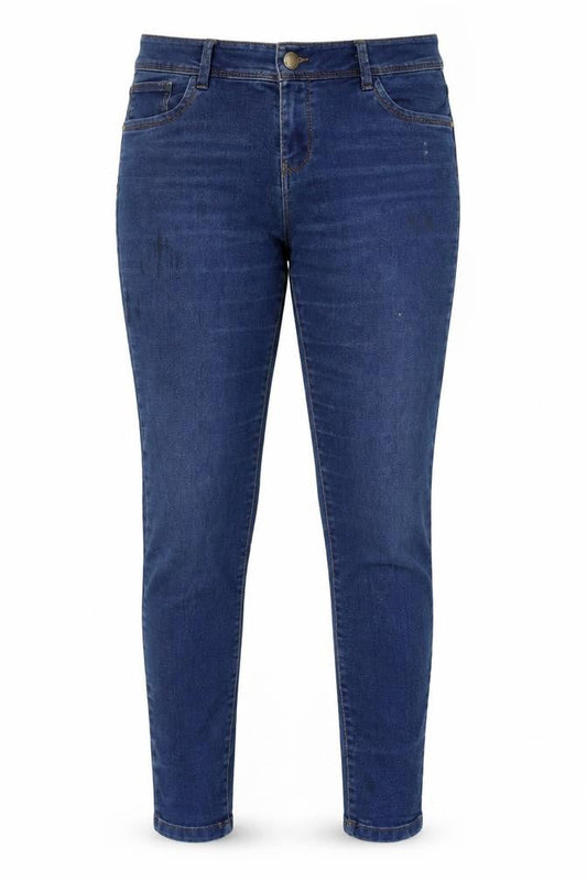 Denim & Co. Womens Blue  Denim Skinny Jeans Size 12 L28 in