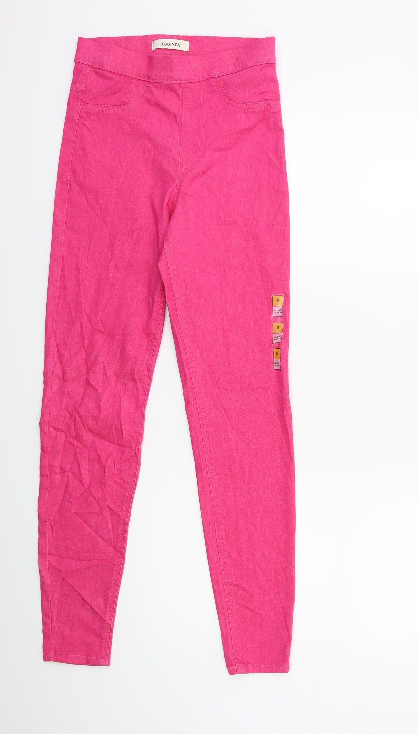 Marks and Spencer Womens Pink  Denim Jegging Jeans Size 6 L28 in