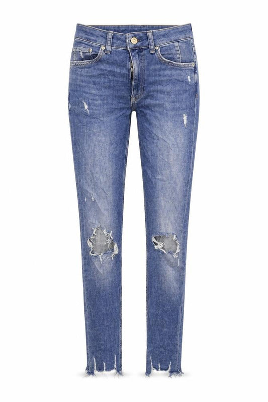 H&M Womens Blue  Denim Skinny Jeans Size 26 in L27 in