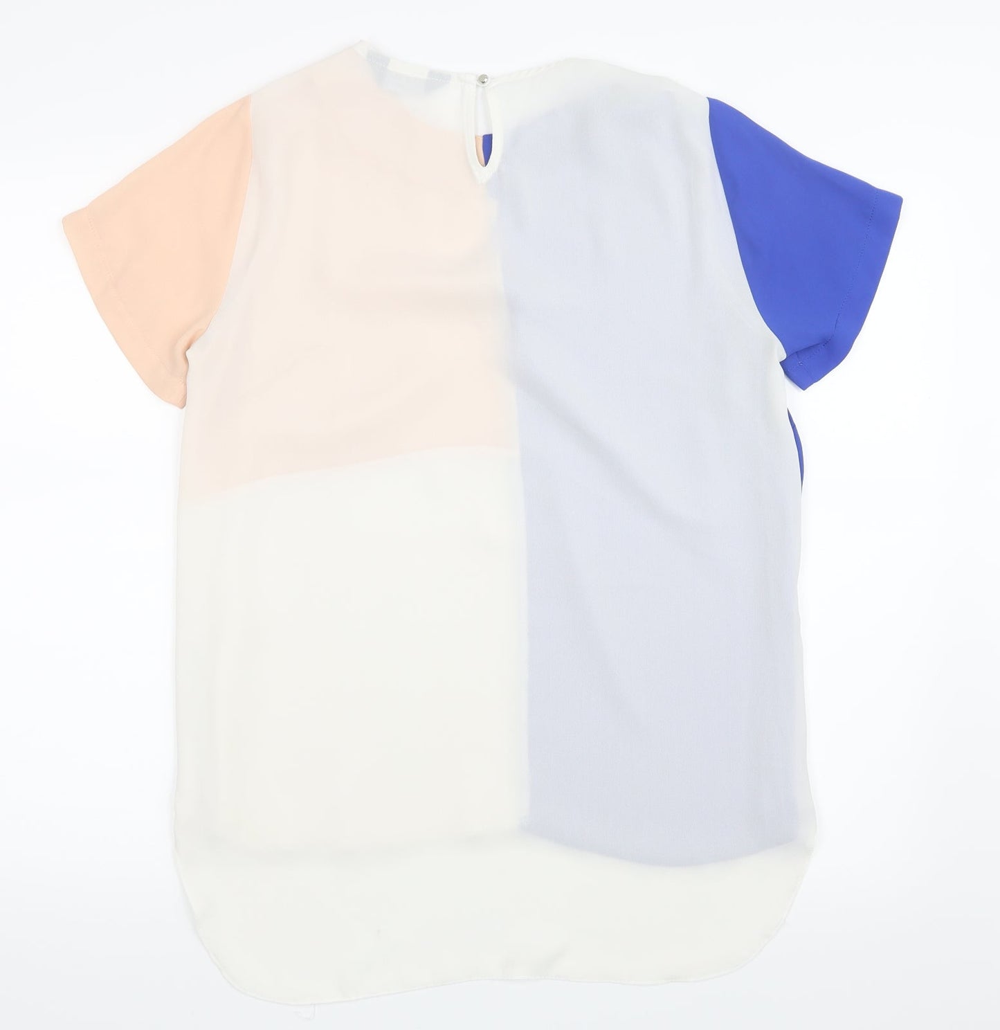 Dorothy Perkins Womens Blue  Mesh Basic Blouse Size 14