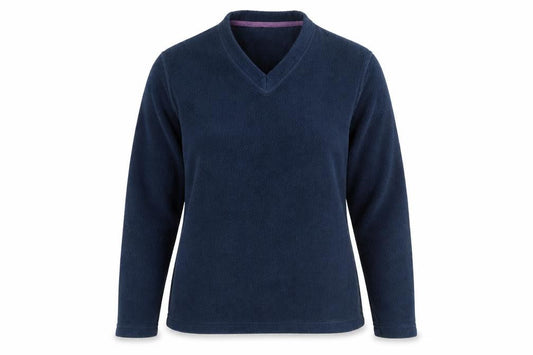 Millets Womens Blue  Fleece Pullover Sweatshirt Size XS