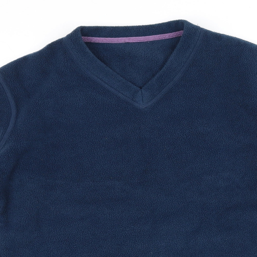 Millets Womens Blue  Fleece Pullover Sweatshirt Size XS
